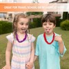 Sallurna 8 Pack Fabric Necklaces, Terry Cloth Necklace for Autism