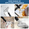 Floor Scraper, 76" Aluminum Adjustable Paint Scraper with 4-inch Razor