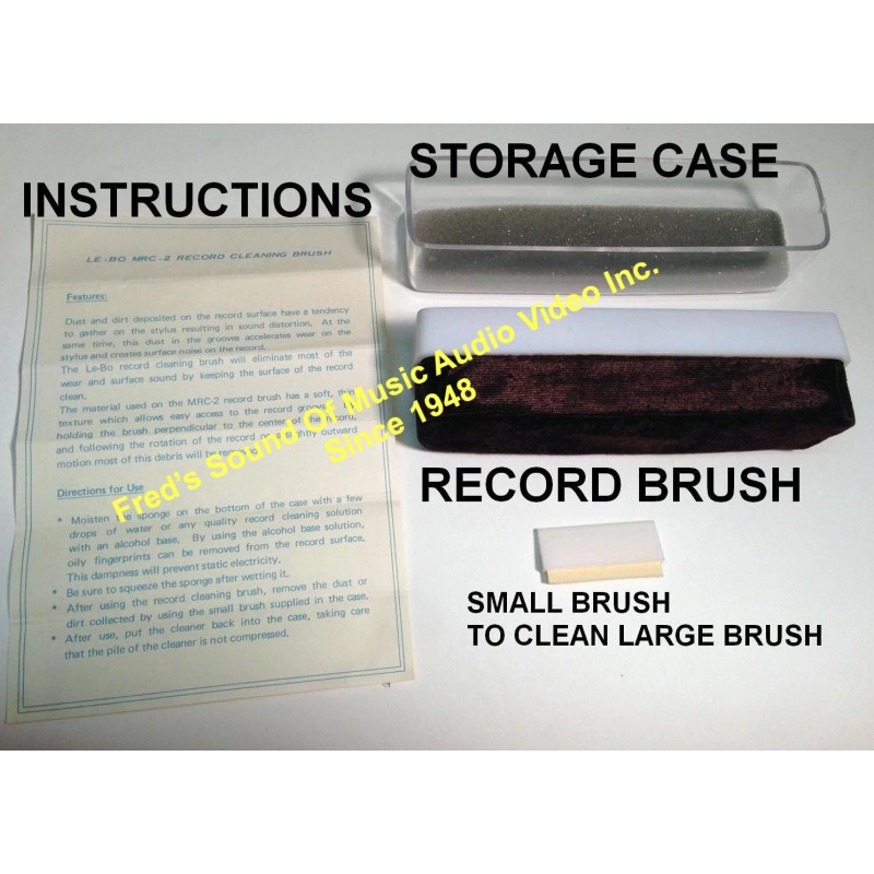 lebo NEW Disc Washer Magnetic Record Cleaner Brush Le-Bo Vinyl