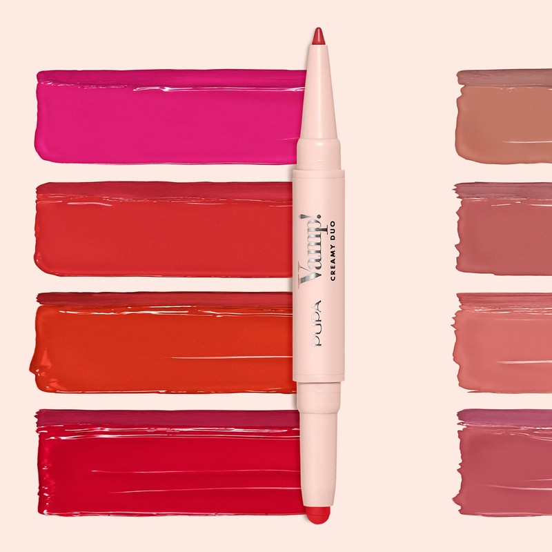 Pupa VAMP! Creamy Duo contour pencil & lipstick Brilliant 010