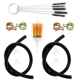 LIYYDS 1/4 Inch Fuel Line Gas Filter for 263-65012-A3 303197 34490003 38283 38666 552265 71-5960 72084-G01 98021 25 050 03-S 25 050 08-S 25 050 22-S 25 050 22-S1 AM101126 AM116304 AM1163041 E303197