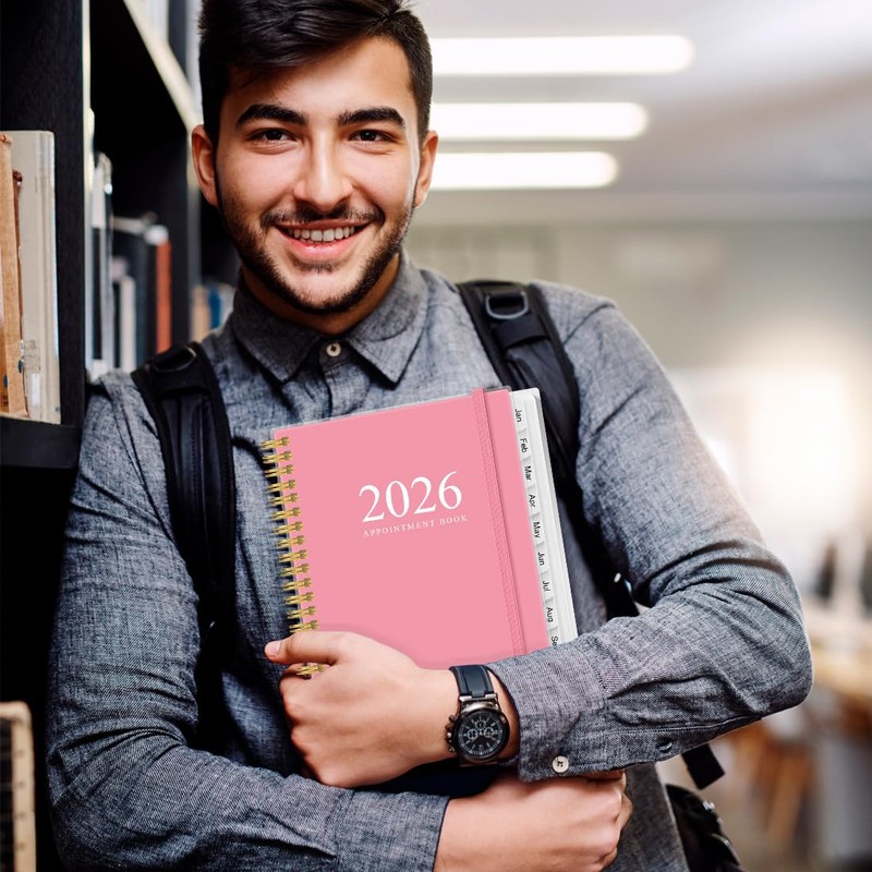 2026 Appointment Book & Planner - Hourly Planner from January