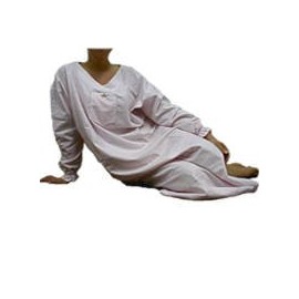 Unique Accessories Flannel Night Shirt(Blue Stripe)