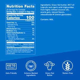 Bulletproof French Vanilla Creamer, 14.8 Ounces, Keto Coffee Creamer with MCT Oil and Grass-Fed Butter