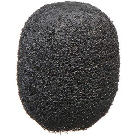 Rycote 105525 Neoprene Coated Lavalier Foam, Black