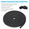 PATIKIL 16.4Ft Rubber Strips, 15mm Wide 5mm Thick EPDM Soundproof