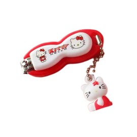 Kitty Cute Claw Nail Clippers - Sturdy Clipper Cutters, Party Bag Gift Fillers, Favors Prizes for Girls Boys (red)