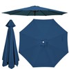 Jorohiker 9ft Patio Umbrella Replacement Canopy for 8 Ribs，Durable，Waterproof, UV-Resistant
