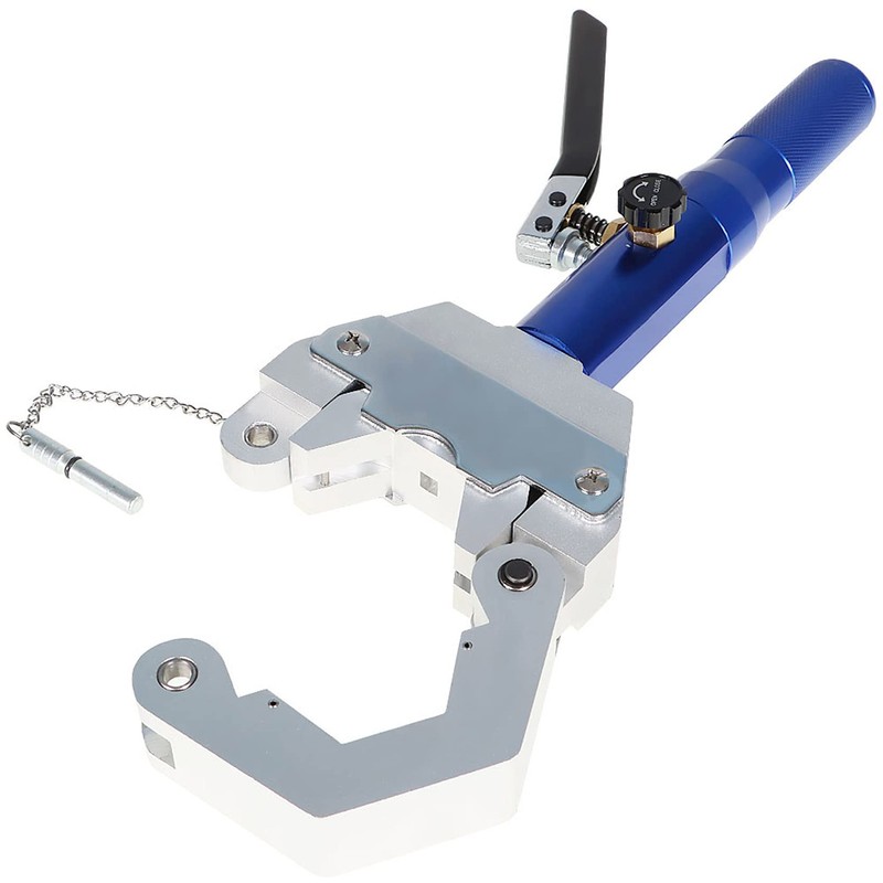 TINVHY Hydraulic A/C Hose Crimper with 7 Die Set, Hydra-crimp