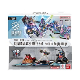 Gundam Card Game Assemble Starter Set - Heroic Beginnings (ST01A) (Japanese) - 50 Cards, 3 Gundam Minis