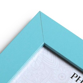Pure Blue Large Size Front - Glass Type Color Frame Picture Frame Picture Frame Wall Hanging Photo Frame Picture Holder