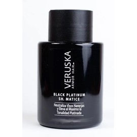 Shampoo Matizadora Black Platinum Verusk by Gaero Shop | 300 Ml | Platinado, Matizador de Canas |Matizador para Cabellos Rubios | Platina y Proporciona Sedosidad