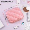 Aatacas Small Makeup Bag Quilted Travel Cosmetic Organizer Bag with