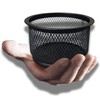 Mesh Paper Clip Holder - 4 Pcs Binder Containers for