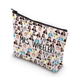 ST Season TV Series Inspired Gift Mrs.Wheeler Zipper Pouch Makeup Bag TV Show Merch Gift (MRS.Wheeler CA)