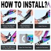 Chameleon Premium Adjustable Nail Clippers for Acrylic Nails, Stainless Steel