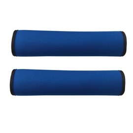 HECKBO 2 x Car Seat Belt Protector Shoulder Pad Car Seat Belt Pad for Children and Adults (Blue/Black) HECKBO