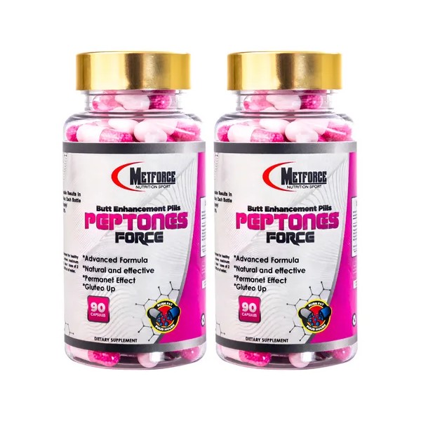 Kit Suplemento Peptonas Crecimiento Muscular Glúteo 2 Pzs