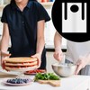 Thyonta 25PCS Disposable Plastic Apron Greaseproof Thickened PE Plastic Catering