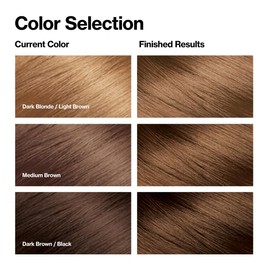 Revlon Permanent Hair Color, Permanent Hair Dye, Colorsilk with 100% Gray Coverage, Ammonia-Free, Keratin and Amino Acids, 54 Light Golden Brown, 4.4 Oz (Pack of 1)