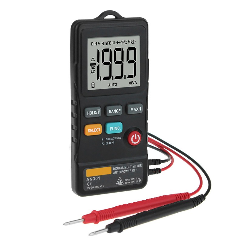 ANENG AN301 Digital Multimeter 1999 Counts Ture RMS AC /