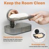 SUPERFA Suction Soap Dish for Shower, Vacuum Suction Soap Holder