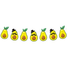 Hello Avocado - Telón de fondo mexicano con diseño de guacamole sagrado para fiesta de cumpleaños, fiesta mexicana, baby shower, boda, boda, boda, compromiso, decoración de estudio fotográfico