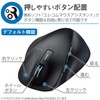 Elecom M-XGL10DBBK Wireless Mouse (Receiver Included), 5 Buttons (With Back/Forward