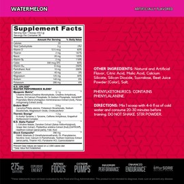 BSN BSN N.O.-XPLODE Pre Workout Powder, Energy Supplement for Men and Women with Creatine and Beta-Alanine, Flavor: Watermelon, 30 Servings