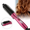 Electric Folding Hair Curler Comb Brush Portable Hair Dressing Beauty