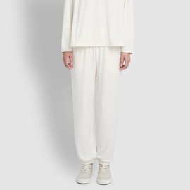 JAJU [JAJU/자주] 여 밍크 플리스 셔링 파자마 팬츠_아이보리 [JAJU] Women's Mink Fleece Shirring Pajama Pants_Ivory