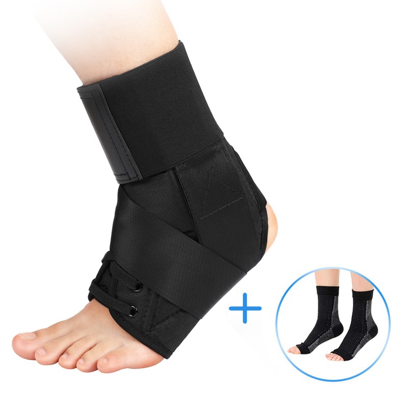 Three level reinforcement protective ankle *1 + plantar musculitis socks
