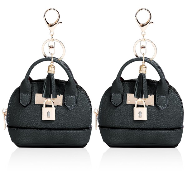 YJUBAOA 2 pcs Cute Mini Cosmetic Bag for Women PU