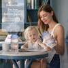 Termichy Milchpulver Portionierer Baby Stapelbar Milchpulver Aufbewahrungsbox 2 Stück (Blau)