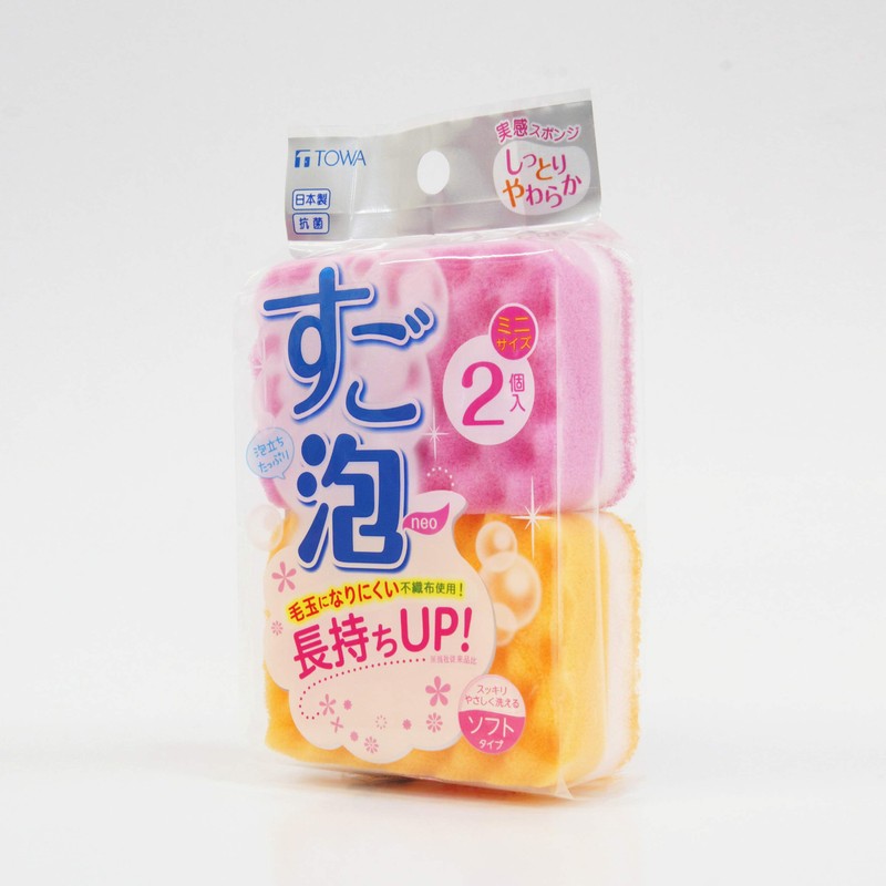 Towa Sangyo Super Foam Neo Mini Soft Sponge, Pack of