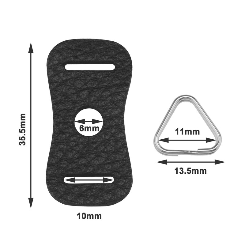 EMSea 2 Pairs Camera Strap Eyelet Split Adapter Camera Strap