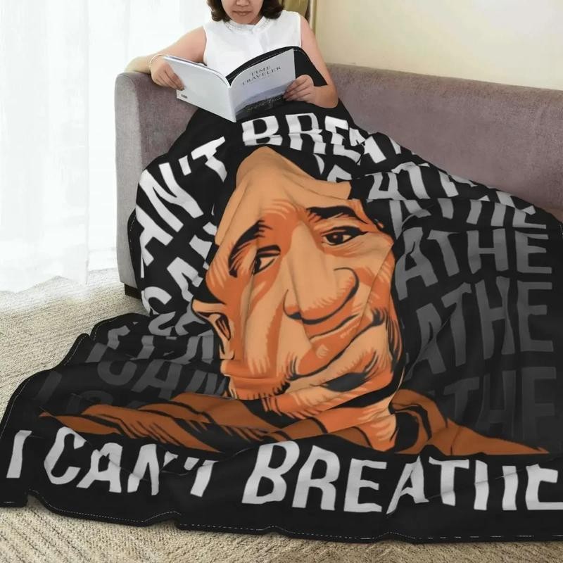 I CAN'T BREATHE Blanket, Soft Warm Throw Blanket, Warm Nap