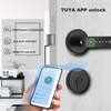 Smart Door Lock Set, Fingerprint, Passcode, Cards, App Control, Keyless