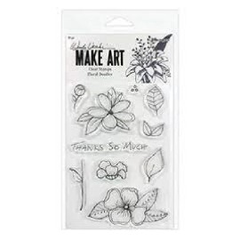RANGER MAKE ART - WENDY VECCHI - ACRYLIC STAMPS - FLORAL DOODLES
