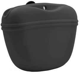 Dog Snack Pouch, Dog Training Goods, Walking Supplies, Doggy Buddy Treats Pouch, Convenient to Open and Close, Easy to Carry, For Going Out, Dog Training, Walking, Black