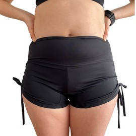 Luna Segura - Traje de Baño Absorbente para Periodo - Nix Short- Mediano- Negro
