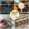Brass Pipe Adapter, 6 Pieces 16 mm Barb x 3/4