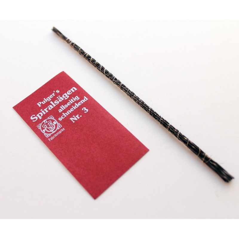 Fretsaw Blade Spiral Sawblades # 3 Cut Wood Wax &