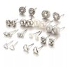 Deluxe Aretes Elegantes Set De 12 Paquete Envío Gratis Moda