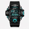 Digital Sports Wristwatch for Outdoor Play - Large Dial, Luminous,