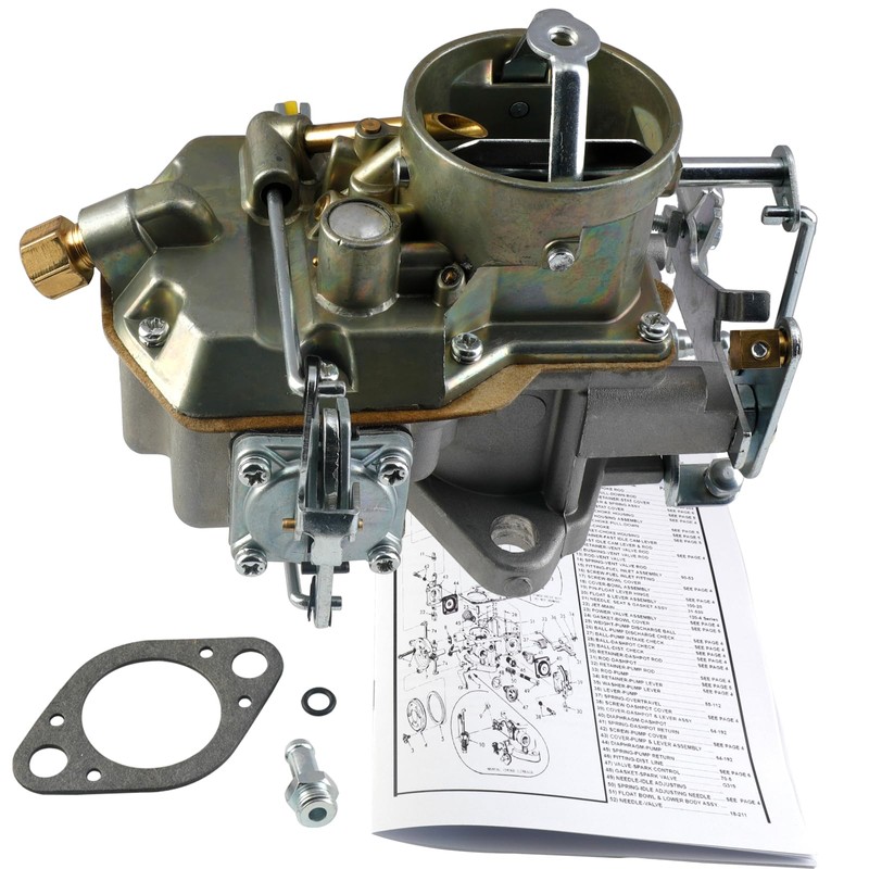Autolite 1100 1 Barrel manual choke Carburetor Replacement For 1964-1968