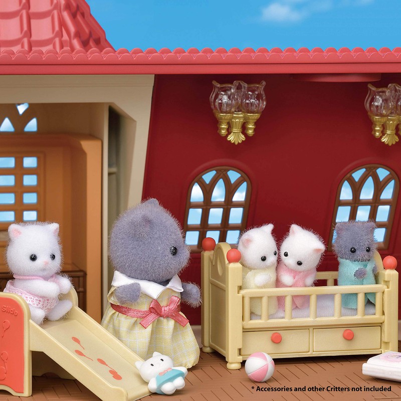 Calico Critters Persian Cat Twins - Two Collectible Figures &