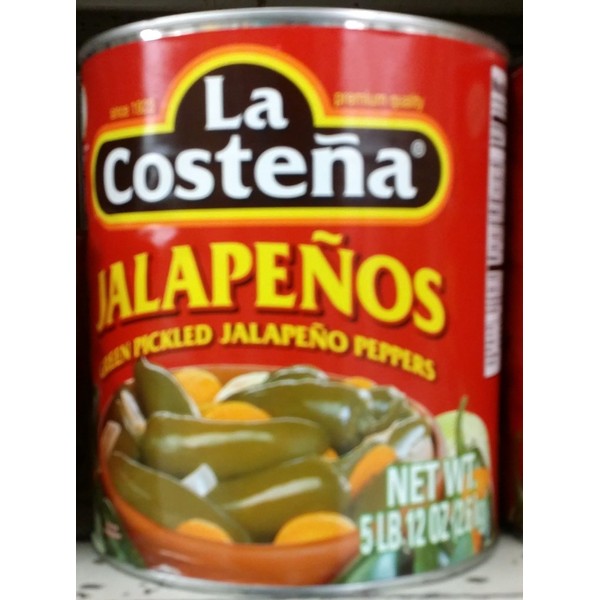 La Costena Jalapeno Peppers Whole 92 Oz (Pack of 1)
