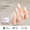 GAOY White Gel Nail Polish, 16ml Soak Off Gel Polish,