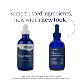 Trace Minerals Trace Minerals Ionic Magnesium - Liquid Ionic Magnesium to Support Immune, Brain & Heart Health - Supplement to Aid Energy & Vitality - Supplement with Magnesium & Sodium - 4 fl oz (30 Servings)